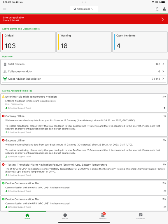 Screenshot #4 pour EcoStruxure IT
