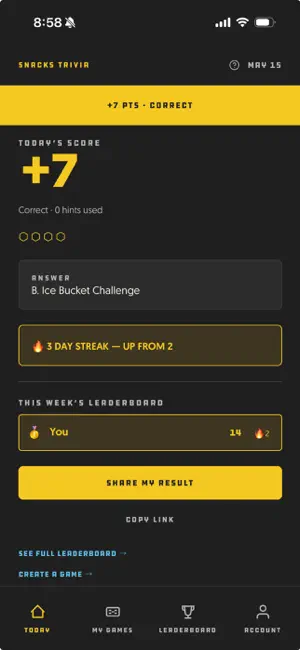 Snacks Trivia screenshot 2