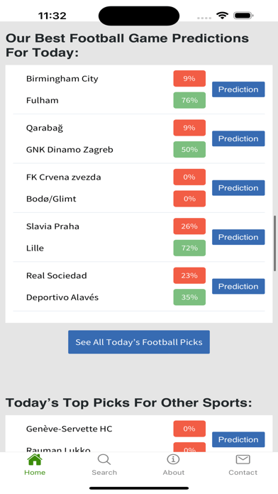 Soccer Predictions Today Screenshot