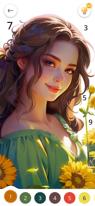 Paint by Number Coloring Game screenshot 2