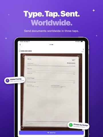 Fax AI: Scan & Send Docs iPad screenshot