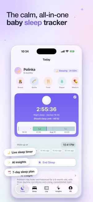 Baby Sleep AI: Nap Tracker screenshot 1
