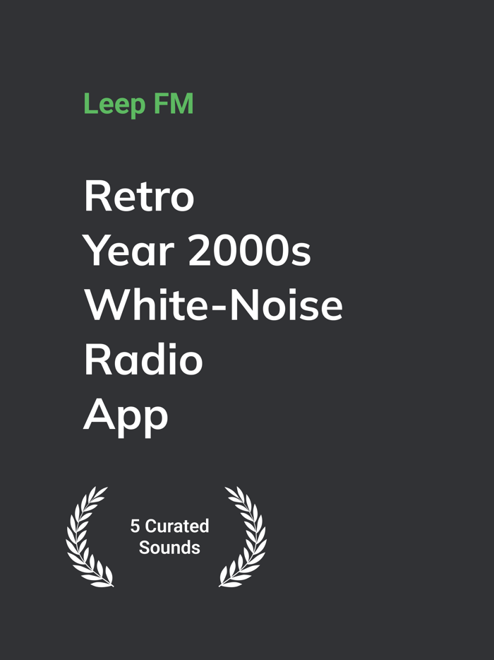 Leep FM - Relax  White Noise