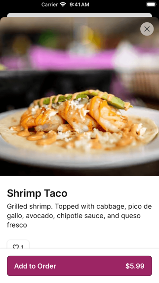 Screenshot 4 of La Costa Mexican cantina App