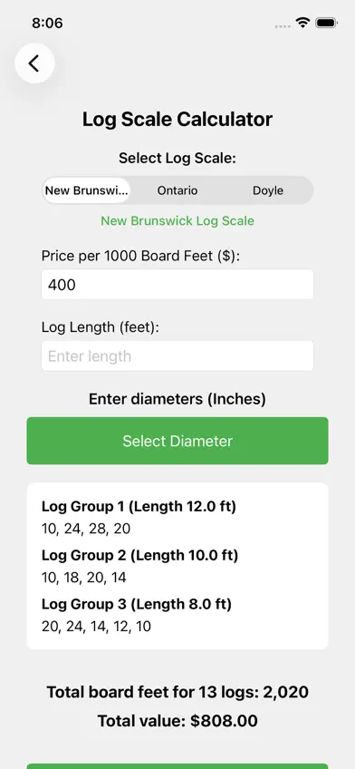 Log Calculator screenshot 4