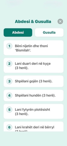 Kohet e Namazit, Busulla screenshot