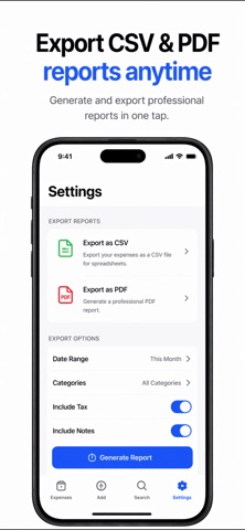 SafeExpense: Receipt Scanner screenshot