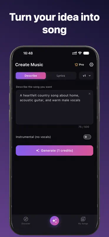 Lyrics Into Song screenshot 3 of 4