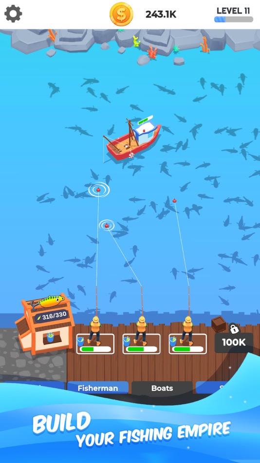 #2. Fish Inc Tycoon (iOS) By: KOOL GAMES STUDIO OU
