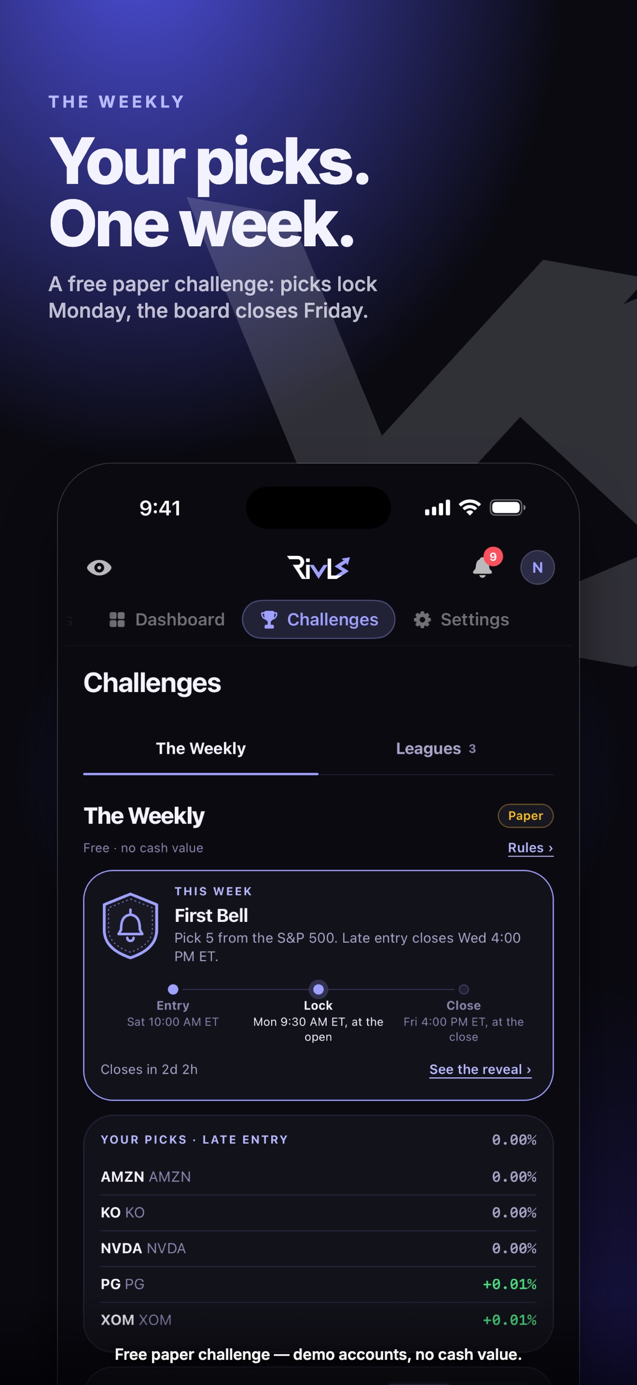 Screenshot 2 of Rivls - Portfolio Challenges