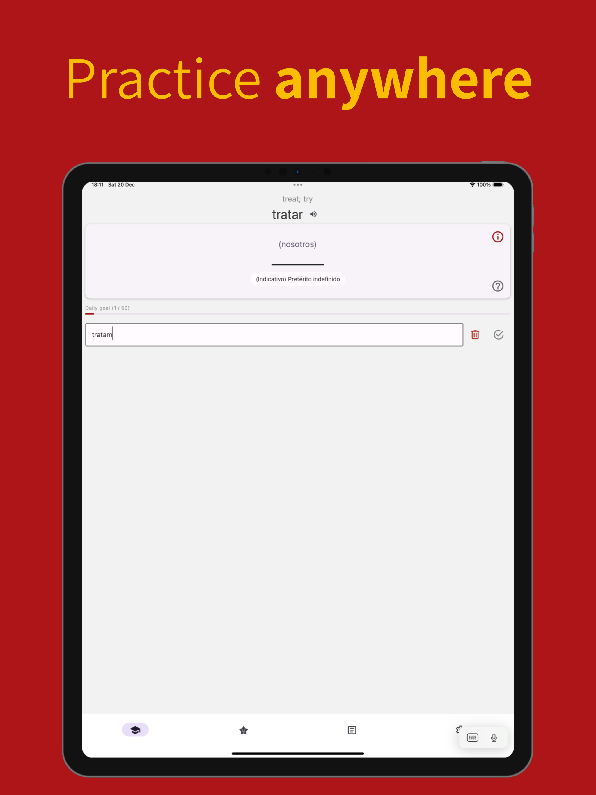 Verbare - Spanish verbs screenshot 6