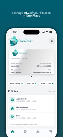 Turner Florida Insurance iPhone screenshot