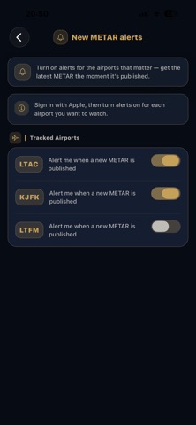 METAR Notify Screenshot 5 of 5