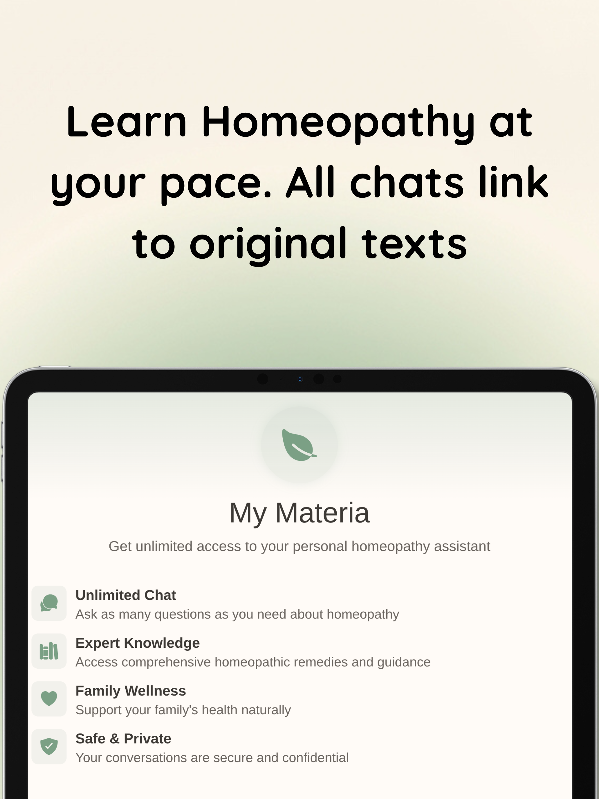 My Materia-Homeopathy Chat