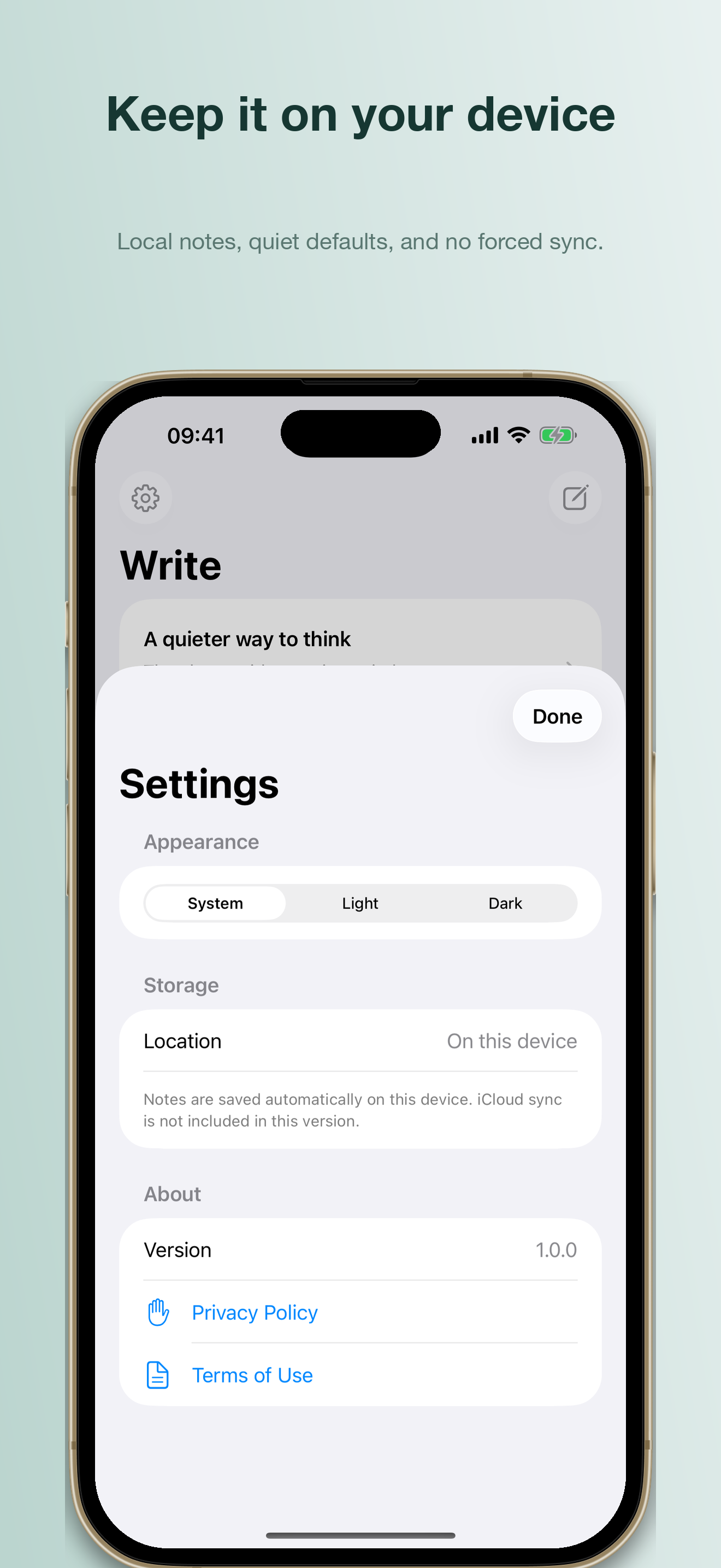 Write- Focused Notes screenshot 3