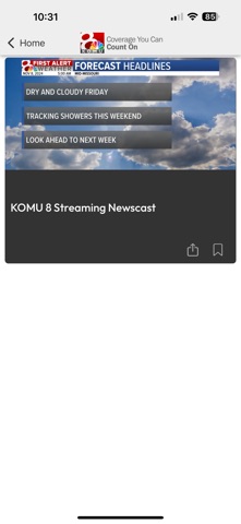 KOMU 8 News screenshot