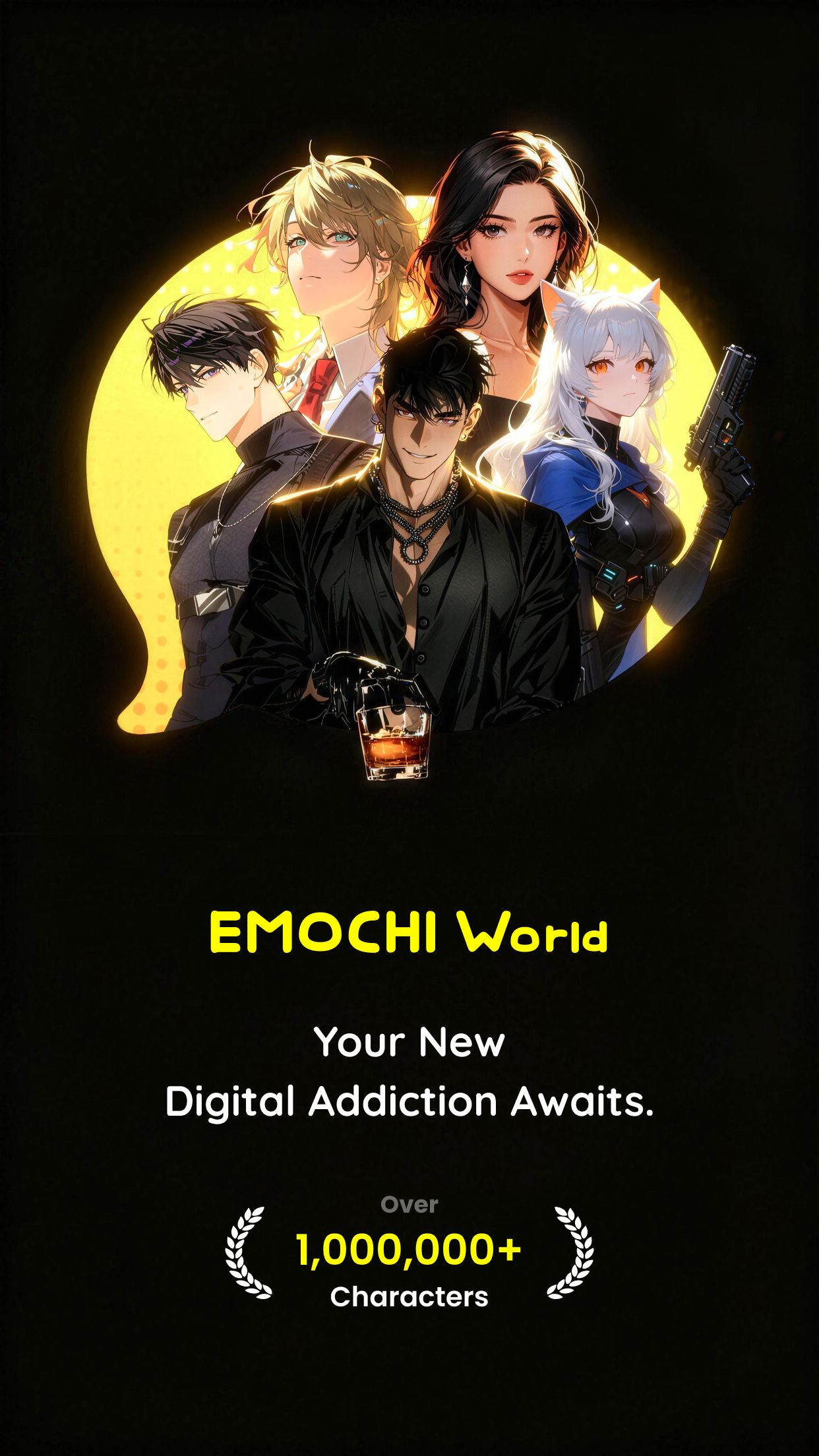 EMOCHI World: AI Story Chat App Store screenshot