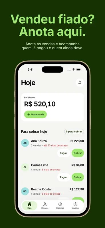 Caderneta: Controle de Fiado screenshot 1 of 6