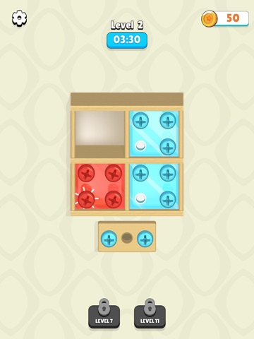 Sorting Screws iPad screenshot