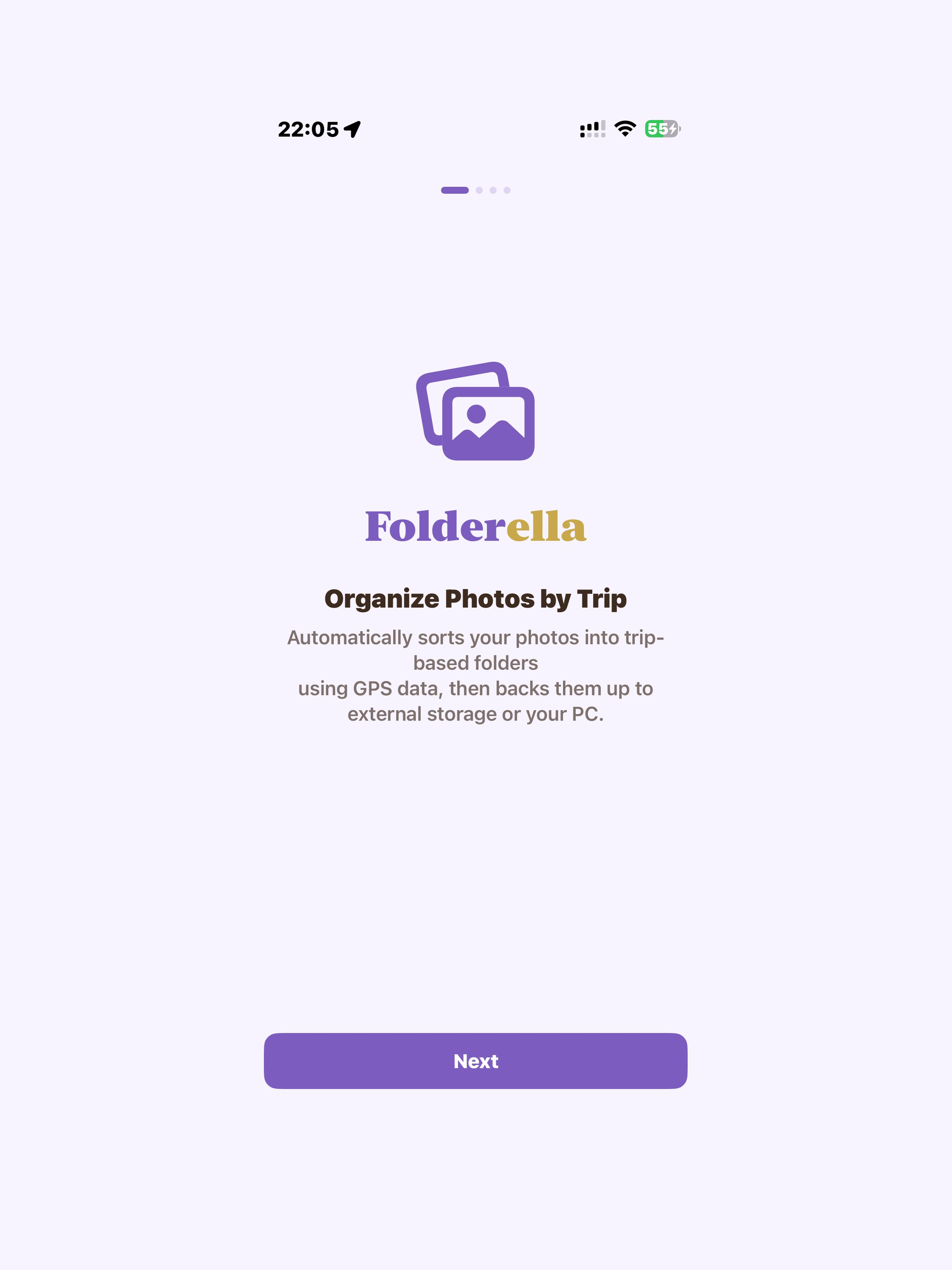 Folderella - Auto Photo Backup