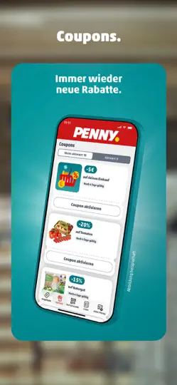 Screenshot von PENNY Coupons & Angebote auf dem iPhone 3
