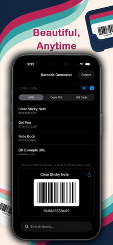 Barcode Generator & List Screenshot 7 of 7