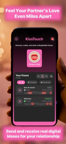 KissTouch : Couple Love App Screenshot 2 of 5