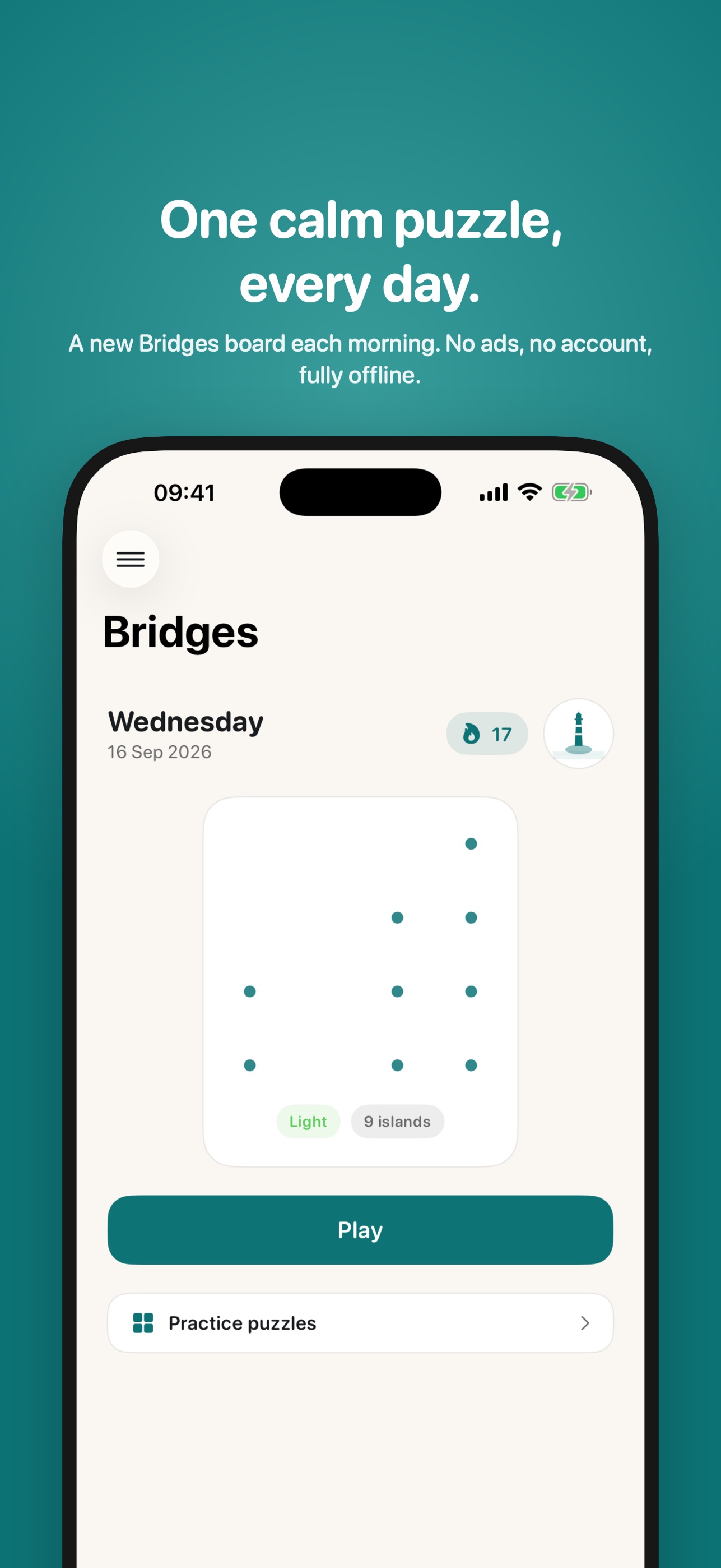 Screenshot 1 of Lantern: Daily Puzzles
