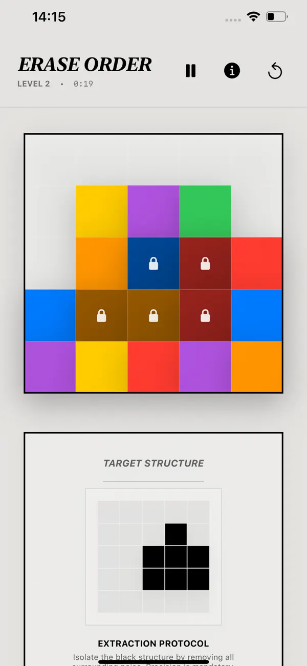 Screenshot #3 pour Erase Order: Reverse Puzzle