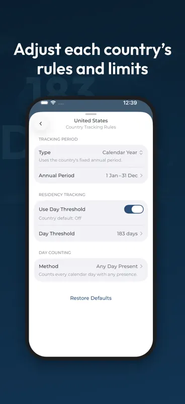 WanderDays: Travel Day Counter screenshot 8 of 10