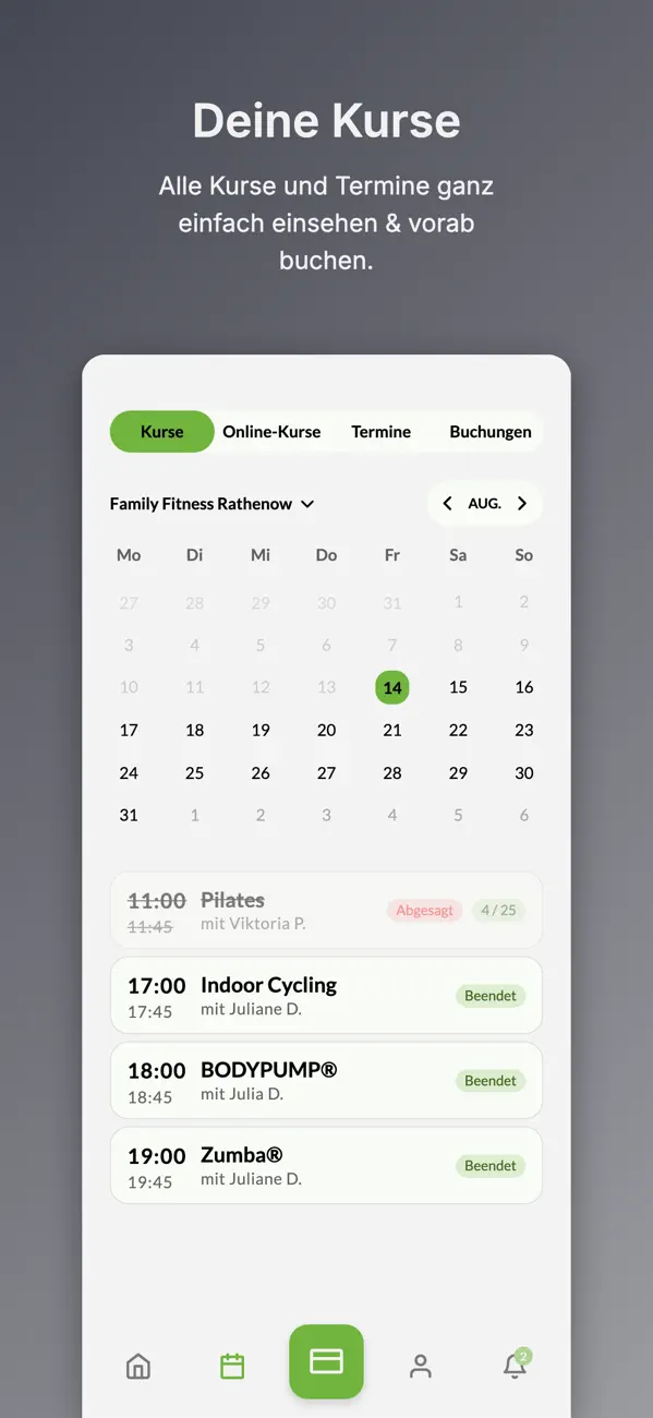 Screenshot #3 pour Family Fitness Rathenow