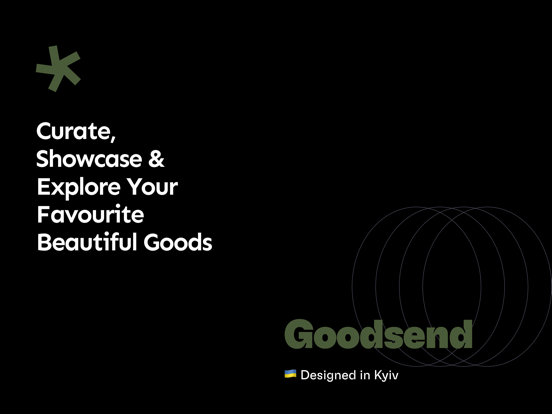 Goodsend - Shopping Wishlist iPad screenshot 1 - Shopping app