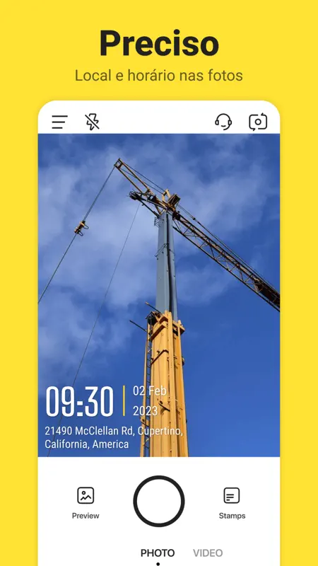 Timemark:Timestamp Camera, GPS screenshot 1 of 5