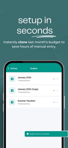 Bogeti: Simple Budget Planner screenshot
