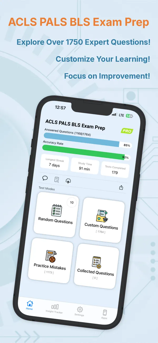 Screenshot #1 pour ACLS PALS BLS Exam Prep