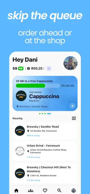 OrderUp! - Order Coffee iPhone screenshot 1