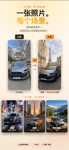 Drivora: AI汽车照片视频 screenshot