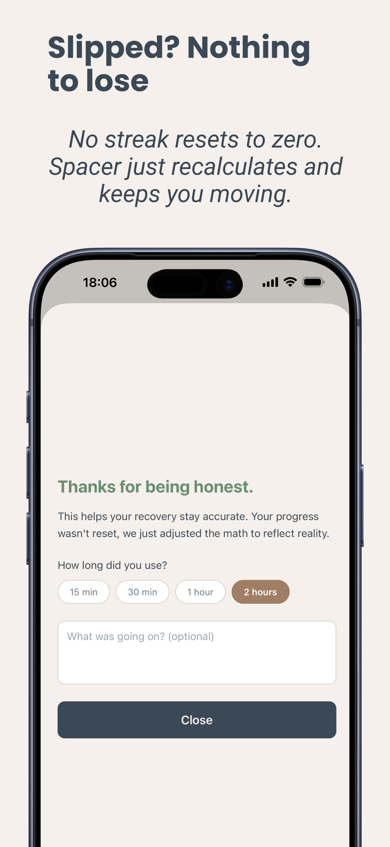 Spacer: Addiction Recovery screenshot 6