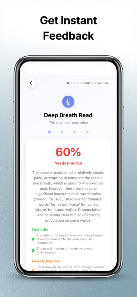 #4. Speech AI Coach: Speak Clearly (iOS) Podle: Abdullah YILMAZ