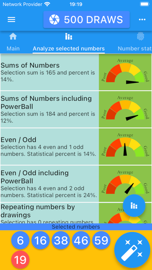 #2. Powerball results statistics (iOS) 由: www.porgand.com