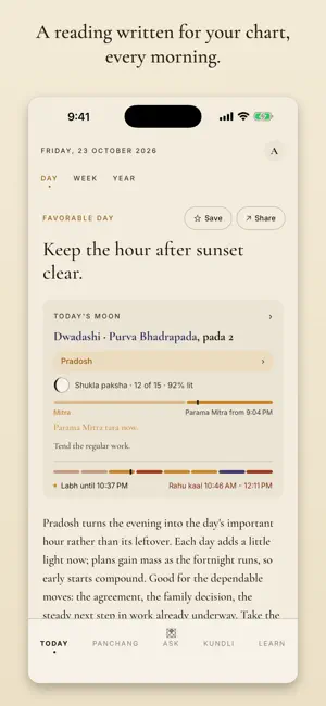 Kaalvit: Kundli & Panchang screenshot 4