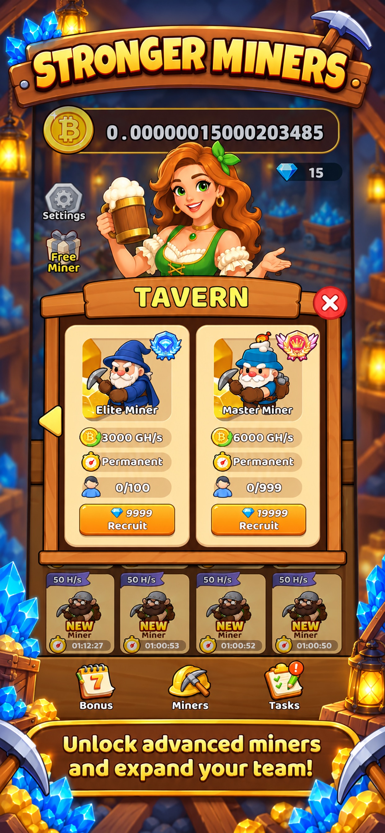 Screenshot 5 of Bitcoin Miner: Idle Empire