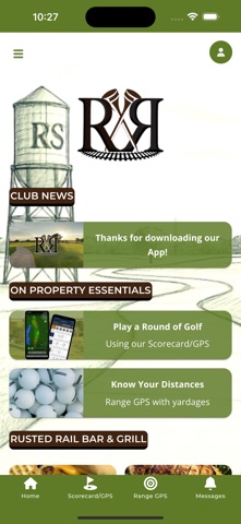 Rusted Rail Golf Club iPhone screenshot
