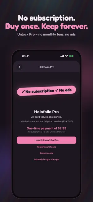 Holofolio: Card Scanner screenshot 3