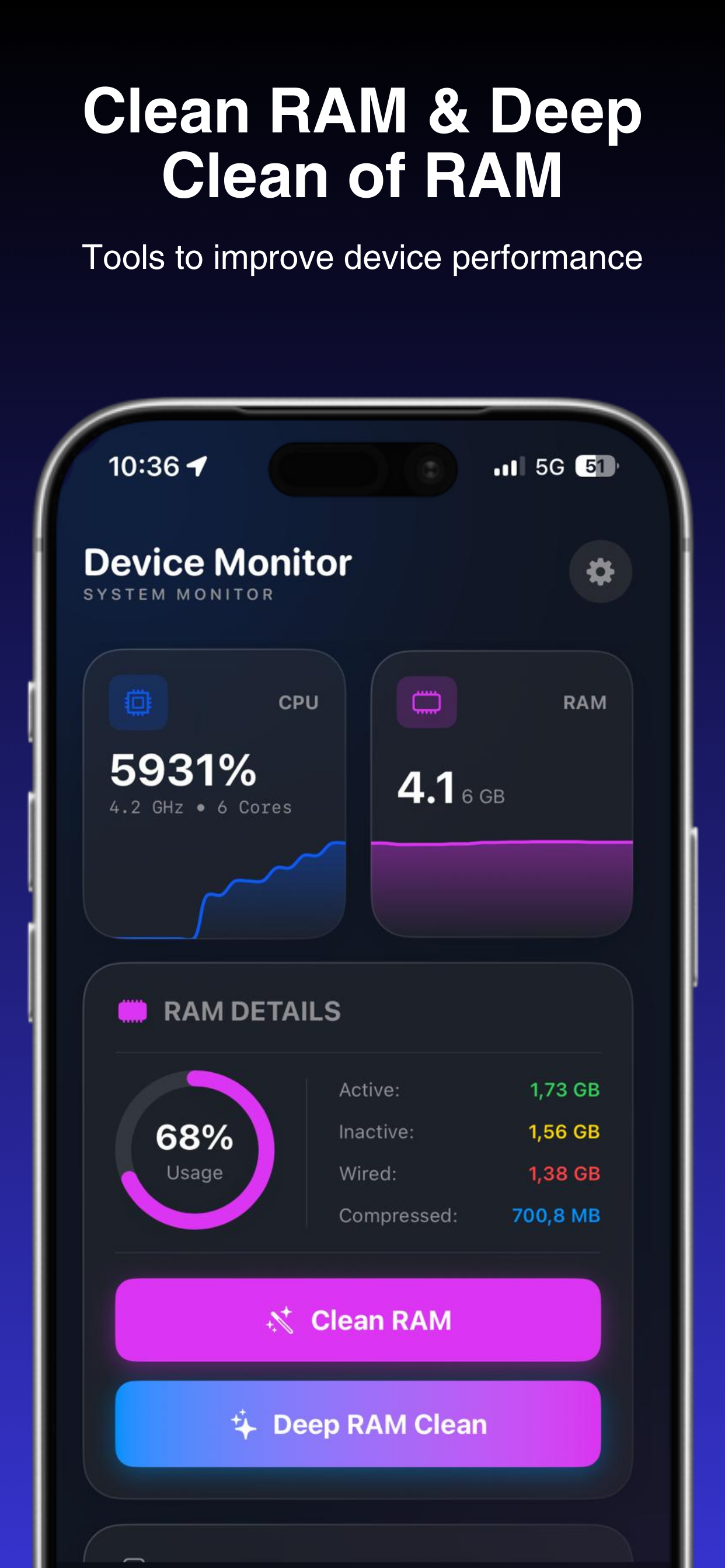 Device Monitor + System Status screenshot 4