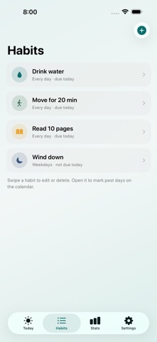Steady Habit Tracker Screenshot 2 of 5