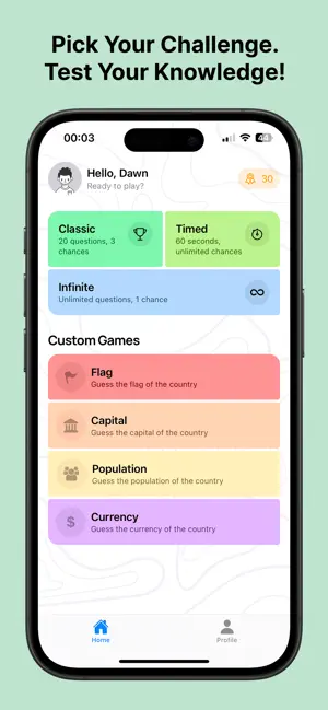GlobIQ: Geography Quiz screenshot 1