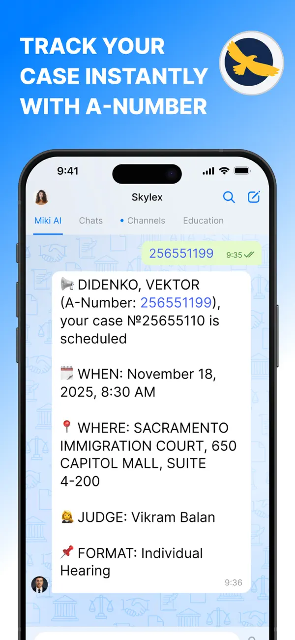 Screenshot #1 pour Skylex - Immigration Lawyer
