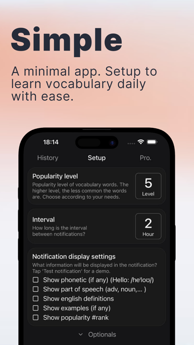 Vocaby - Learn Vocabulary Screenshot