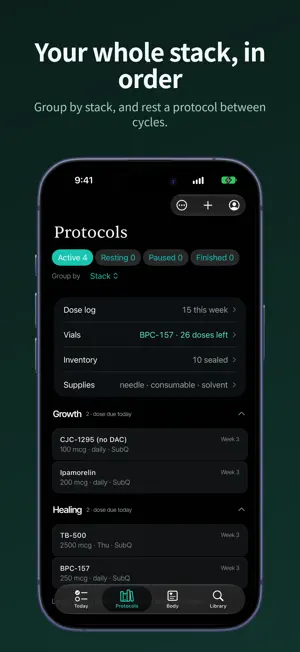 Autus: TRT & Peptide Tracker screenshot 3
